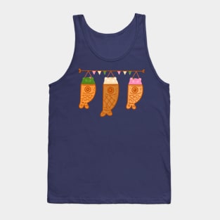 Ice Cream Cats Koinobori Tank Top